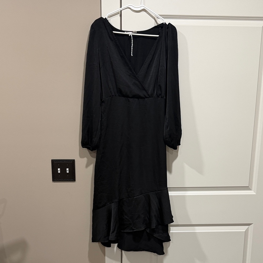 Lucky Brand Black Long Sleeve Dress